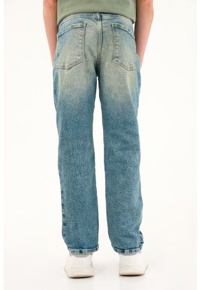 Jean Recto Tono Medio Claro Para Niño
