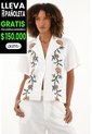 Tennis Camisa Tipo Bowling Manga Corta Para Mujer de Tennis