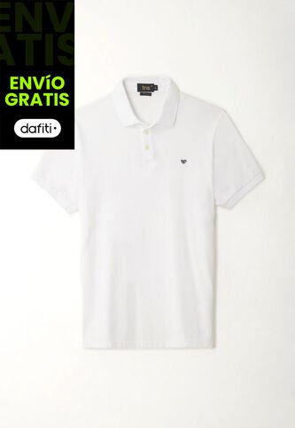Tennis Polo Blanca Lycra-algodón Para Hombre Tennis