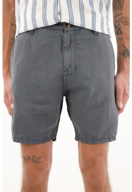 Tennis Bermuda Tipo Chino Gris Para Hombre