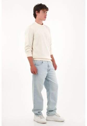 Buzo Manga Larga En Tela Afelpada Crudo Para Hombre Tennis