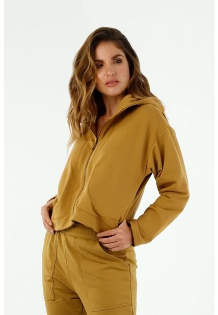 Buzo Oversized De Mujer Con Capucha, Color Mostaza - Compra Ahora | Dafiti  Colombia