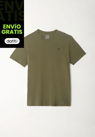 Tennis Camiseta Verde Cuello Redondo Para Hombre Tennis