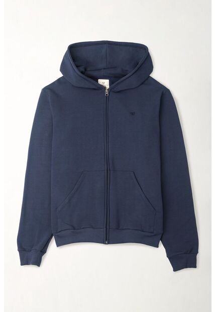 Tennis Buzo Azul Manga Larga Para Hombre