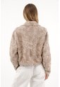 Blazer Bordado Corto Color Café Para Mujer de Tennis