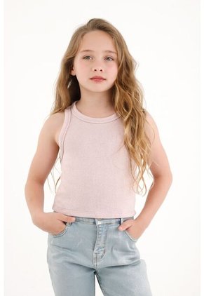 Camiseta Tipo Esqueleto Rosada Para Niña