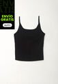 Tennis Camiseta Tipo Esqueleto En Tejido Liviano Negra Para Mujer de Tennis