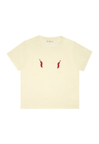 Tennis Camiseta Crudo Con Estampado Para Mujer Tennis