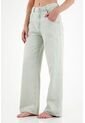 Tennis Jean Azul Wide Leg Para Mujer de Tennis