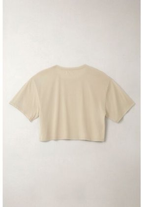 Tennis Camiseta Amplia Con Estampado Para Mujer