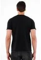 Tennis Camiseta Cuello Redondo Negra Para Hombre de Tennis