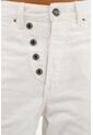 Jean Crudo Con Botones Para Mujer de Tennis