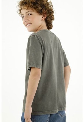 Camiseta Verde Mini Raquetas Para Niño