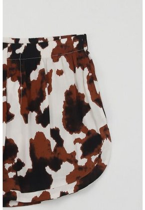 Tennis Pijama De Camisa Y Short De Animal Print Para Mujer