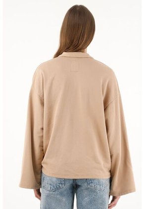 Buzo Tipo Polo Con Bordados Para Mujer