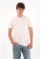 Camiseta Básica Con Mini Print Rosada Para Hombre de Tennis
