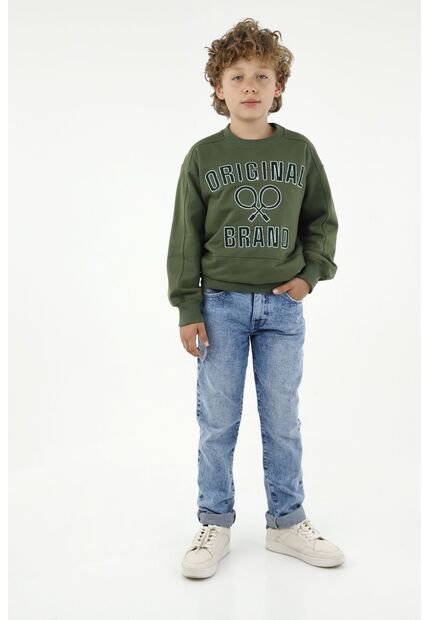 Buzo Verde Para Niño