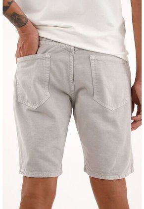Tennis Bermuda Nudy Gris Cinco Bolsillos Para Hombre