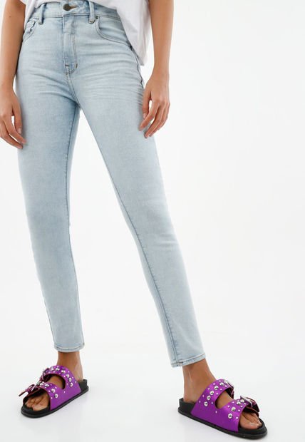Jean Azul Super Slim Para Mujer