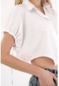 Tennis Camisa Con Recogido Crudo Para Mujer de Tennis