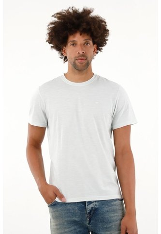 Tennis Camiseta Manga Corta Azul Para Hombre Tennis