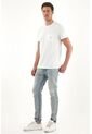 Tennis Jean Skinny De Tiro Medio Tono Claro Para Hombre de Tennis
