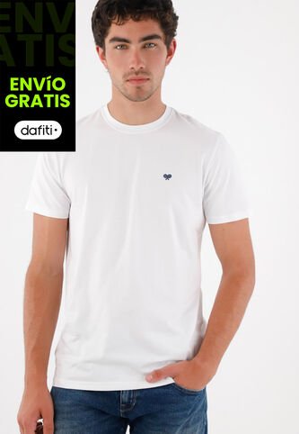 Tennis Camiseta Con Mini Raqueta Blanca Para Hombre Tennis