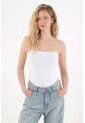 Tennis Body Strapless Blanco Para Mujer de Tennis