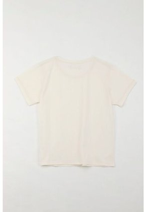 Tennis Camiseta Básica Estampada Crudo Para Mujer