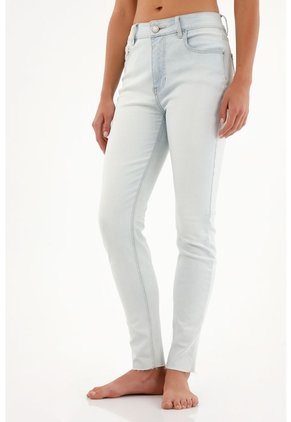 Tennis Jean Jegging Tiro Alto Tono Ice Para Mujer