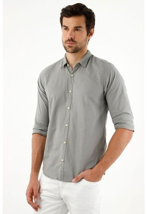 Camisa Cuello Clásico Para Hombre