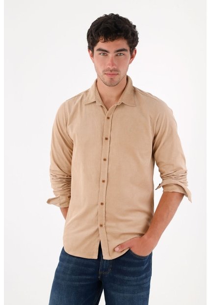 Tennis Camisa Clásica Con Raqueta Con Cuello Definido Para Hombre