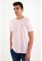Camiseta Rosada Manga Corta Para Hombre Tshirt Para Hombre Tennis, Fondo Entero ROSADO XS de Tennis
