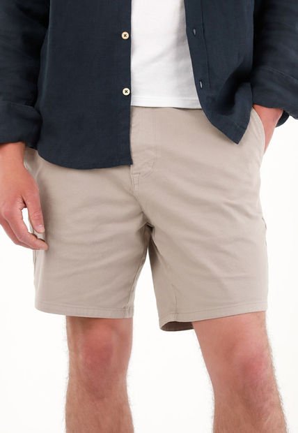 Bermuda Tipo Chino Gris Para Hombre