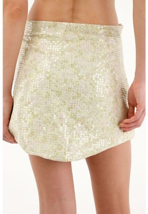 Tennis Falda Corta Con Lentejuelas Para Mujer