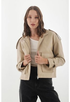 Chaqueta Para Mujer Café