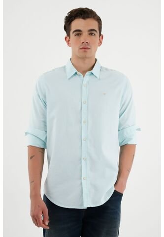 Tennis Camisa Amarilla Manga Larga Para Hombre Tennis