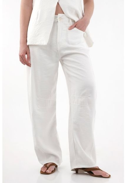 Pantalón Horseshoe En Twill Pesado Crudo Para Mujer