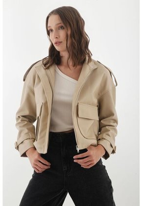 Chaqueta Para Mujer Café