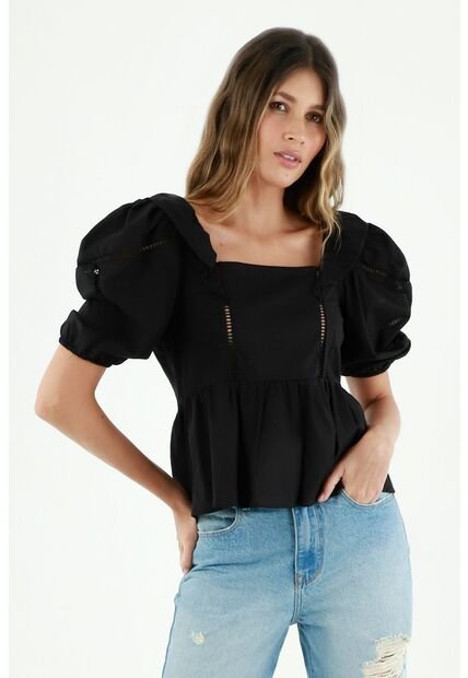 Camisa Negra Para Mujer