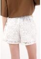 Tennis Short De Tela Con Textura Crudo Para Mujer de Tennis