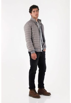 Tennis Chaqueta Acolchada Gris Para Hombre