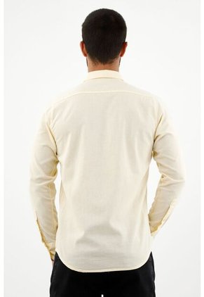 Tennis Camisa Tipo Lino Crudo Para Hombre