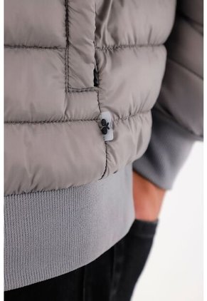 Tennis Chaqueta Acolchada Gris Para Hombre