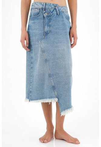 Tennis Falda Midi Azul Para Mujer Tennis