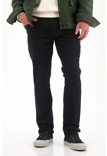 Tennis Jean Nudy Tiro Medio De Tono Negro Para Hombre