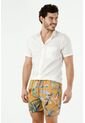 Ropa De Baño Para Hombre Tennis, Pantaloneta Plano Estampado Micos Tierra de Tennis