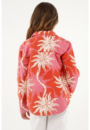 Chaqueta Tipo Sobrecamisa Para Niña