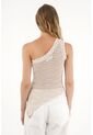 Tennis Camiseta Crudo Con Apariencia Tejida Para Mujer de Tennis