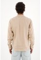 Tennis Camisa En 100% Lino Café Con Diseño Limpio Para Hombre Con Acabado único de Tennis